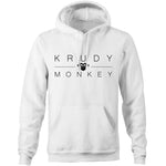Krudy Monkey Old Skool Hoodie White