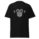 Krudy Monkey Tribal Monkey T Black